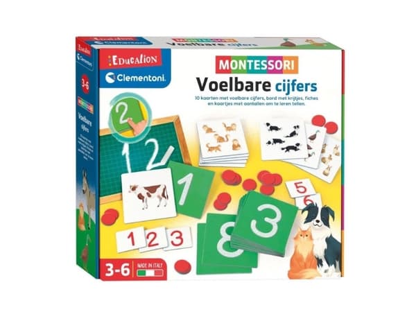 Clementoni Toy Educational Tactile Numbers 50737
