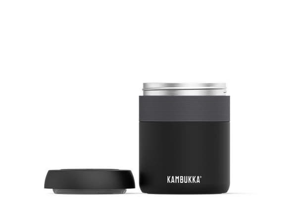 Kambukka lunchlåda Bora 600 ml rostfritt stål matt svart