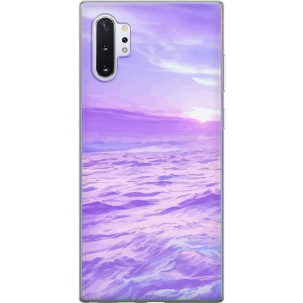 Samsung Galaxy Note10+ Genomskinligt Skal Lila hav