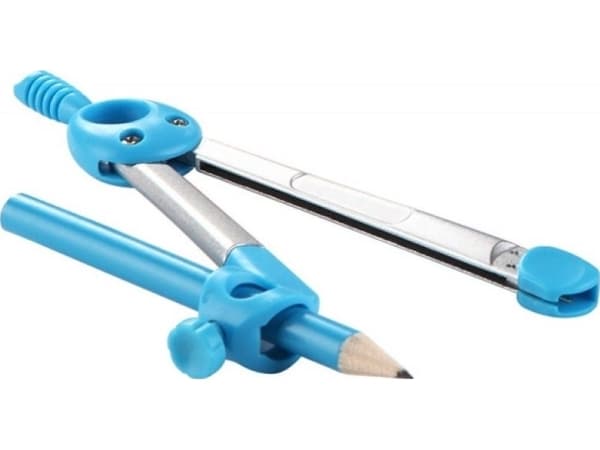 Keyroad KEYROAD Jelly-Bean kompass, metall, i etui, pakket i en skjerm, blanding av farger