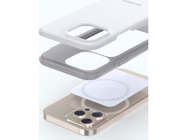 Fodral Choetech MFM fallskyddsfodral för iPhone 13 Pro Max Vit (PC0114-MFM-WH)