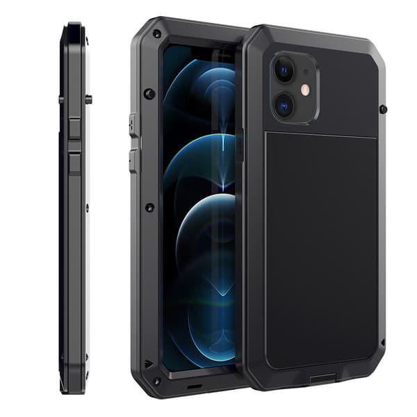 iPhone 12 Pro Max - Skyddande 360-Skal HEAVY DUTY (Aluminium)
