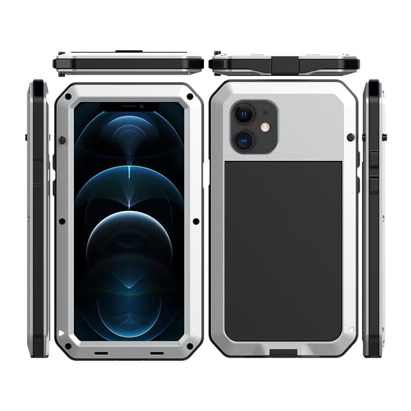 iPhone 12 Pro Max - Skyddande 360-Skal HEAVY DUTY (Aluminium)