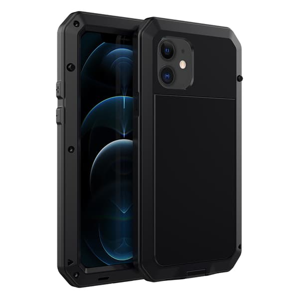 iPhone 12 Pro Max - Skyddande 360-Skal HEAVY DUTY (Aluminium)