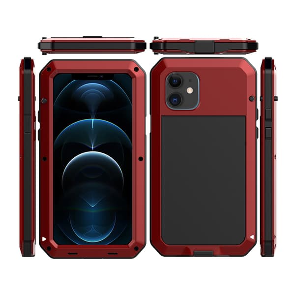 iPhone 12 Pro Max - Skyddande 360-Skal HEAVY DUTY (Aluminium)