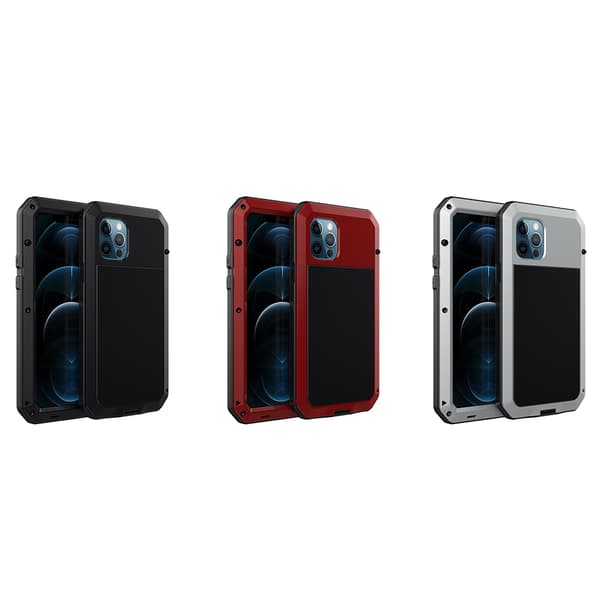 iPhone 12 Mini - Kraftfullt HEAVY DUTY 360-Aluminiumfodral