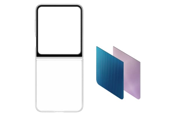 Samsung EF-ZF731CTEGWW, Avattava kotelo, Samsung, Z Flip5, 17 cm (6.7"), Läpinäkyvä