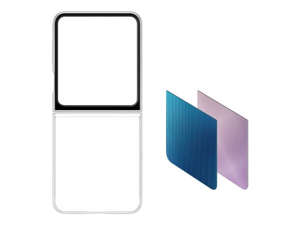 Samsung EF-ZF731CTEGWW, Avattava kotelo, Samsung, Z Flip5, 17 cm (6.7"), Läpinäkyvä