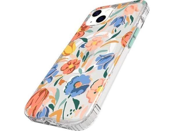 Tech 21 TECH21 ETUI T21-9321 EVO ART MAGSAFE IPHONE 13 PEACH TULIP