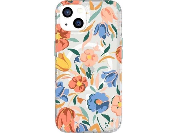 Tech 21 TECH21 ETUI T21-9321 EVO ART MAGSAFE IPHONE 13 PEACH TULIP