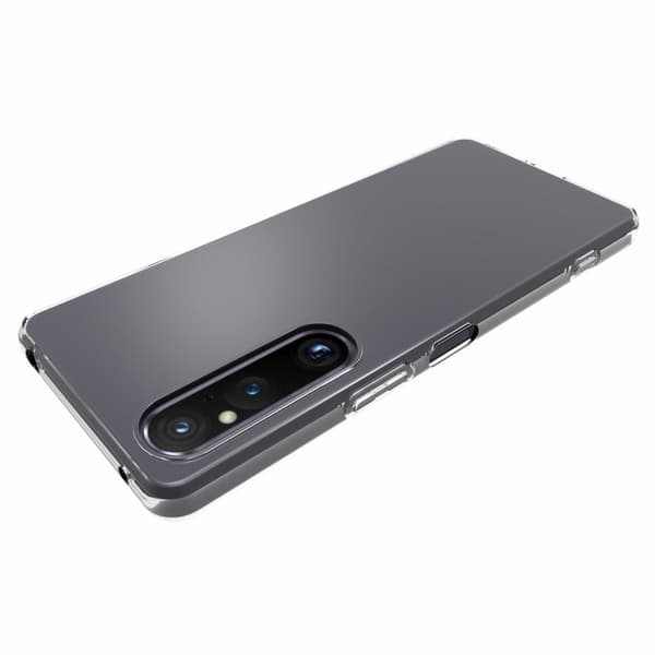 Till Sony Xperia 1 V Slimmat TPU skal Transparant