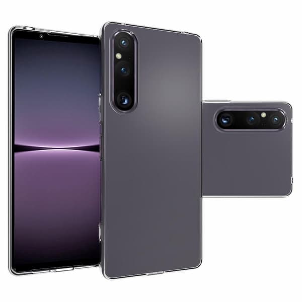 Till Sony Xperia 1 V Slimmat TPU skal Transparant