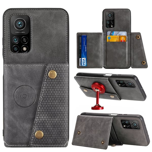 Xiaomi Mi 10T Pro - Elegant Skal med Kortplatser