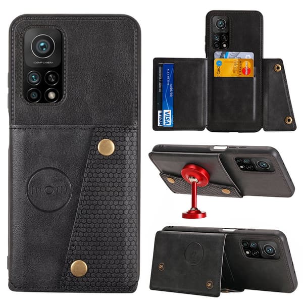 Xiaomi Mi 10T Pro - Elegant Skal med Kortplatser