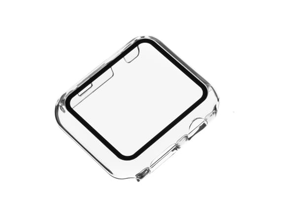 FIXED Pure - Støtfanger frontdeksel for smartarmåndsur - polykarbonat, herdet glass - blank