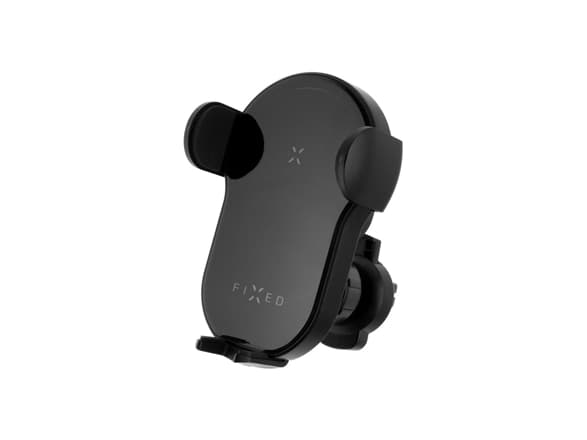 FIXED Matic - Trådløs ladeholder for bil - automatic + internal battery - 30 mAh - 15 watt - 1.1 A - QC 3.0 - svart