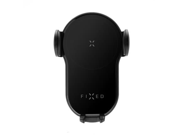 FIXED Matic - Trådløs ladeholder for bil - automatic + internal battery - 30 mAh - 15 watt - 1.1 A - QC 3.0 - svart