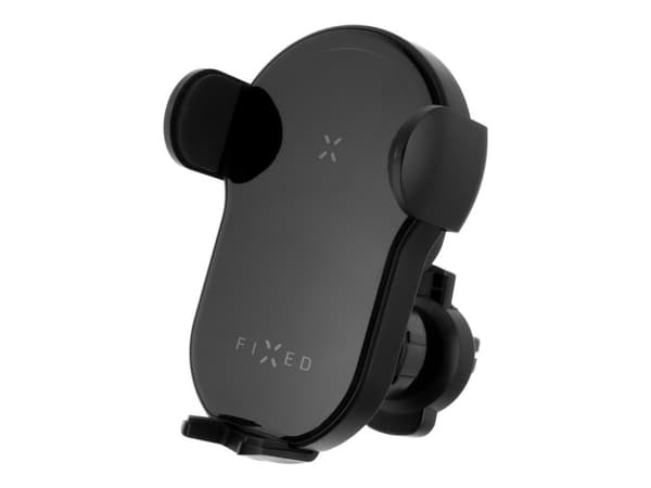 FIXED Matic - Trådløs ladeholder for bil - automatic + internal battery - 30 mAh - 15 watt - 1.1 A - QC 3.0 - svart