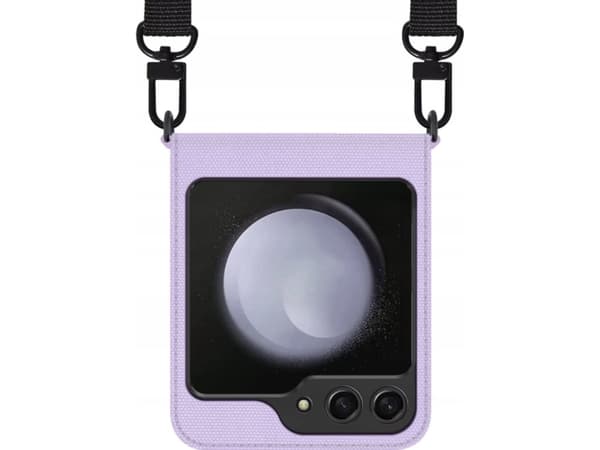 Kotelo Araree etui Canvas päiväkirja päiväkirja Sam Z Flip5 F731 violetti/lila AR10-01778C