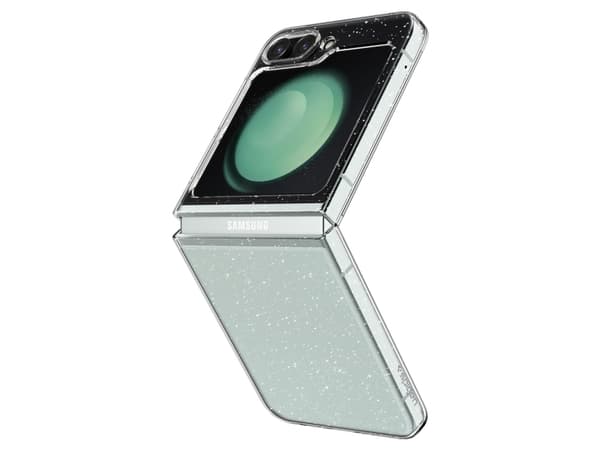 Spigen AirSkin Glitter, Omslag, Samsung, Galaxy Z Flip 5, 17 cm (6.7"), Transparent