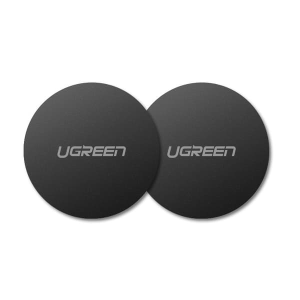 [2-Pack] Ugreen Metallplatta för Magnetisk Bilhållare - Svart