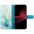 Miniatyrbild 2 av 2: Sony Xperia 10 IV Plånboksfodral Pattern Printing - Grön 003