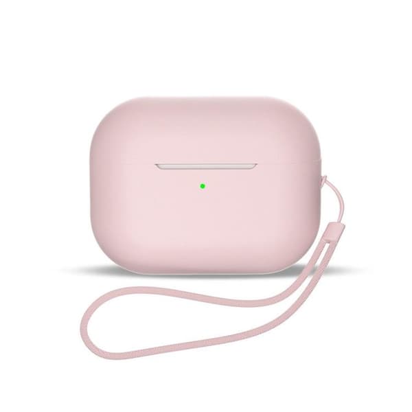 AirPods 3 Skal Silikon med Handledsrem - Rosa