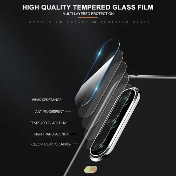 Mocolo Huawei P30 Lite Kameralinsskydd i Härdat Glas