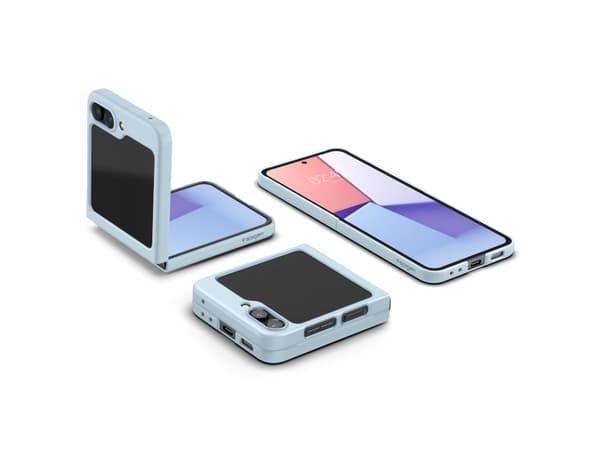 Spigen ACS06233, Omslag, Samsung, Galaxy Z Flip 5, 17 cm (6.7"), Blå