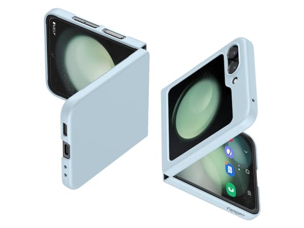 Spigen ACS06233, Omslag, Samsung, Galaxy Z Flip 5, 17 cm (6.7"), Blå