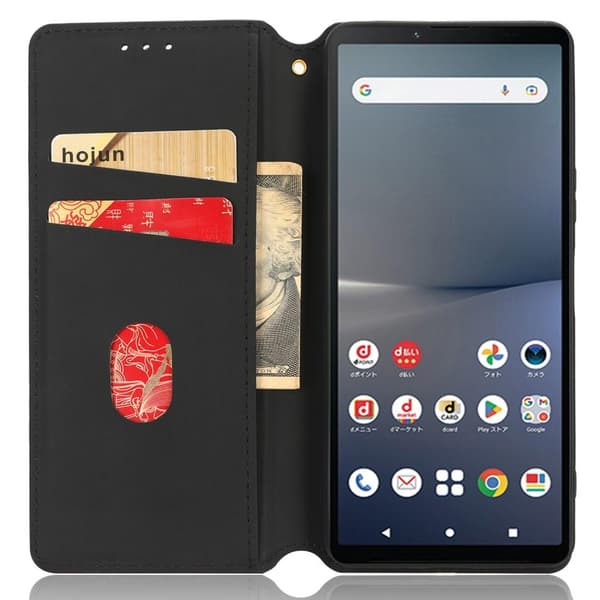 Rhombus Pung Taske til Sony Xperia 10 V - Sort