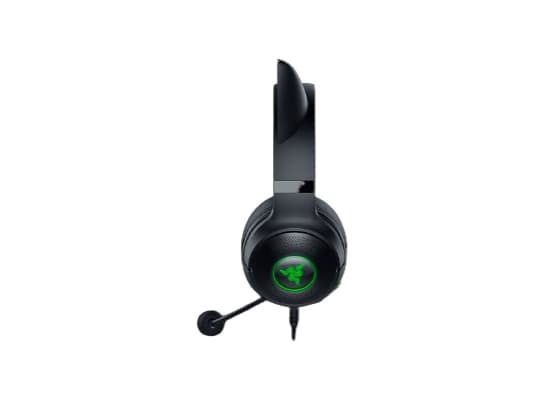 Razer Kraken Kitty V2, Langallinen, Pelaaminen, 20 - 20000 Hz, 353 g, Kuulokkeet, Musta