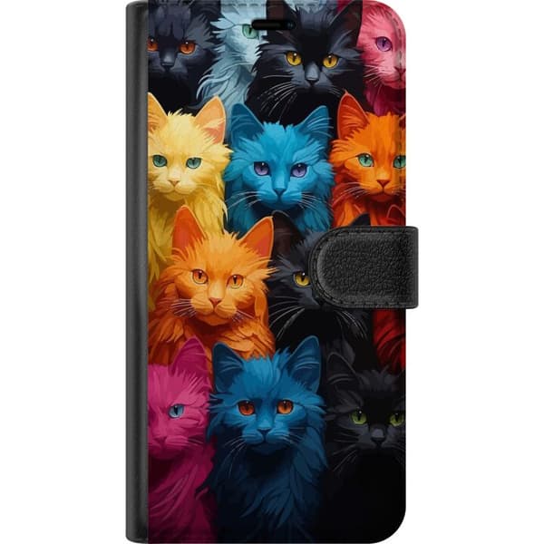 Apple iPhone X Lommeboketui Katter
