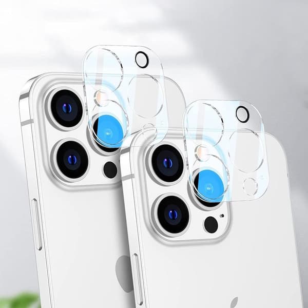 2-Pack iPhone 13 Pro / 13 Pro Max Kamera Linsskydd Härdat Glas