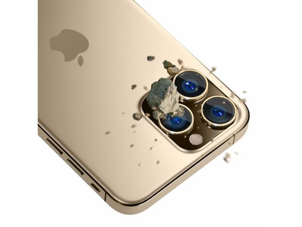 3MK Hybrid Camera Lens Glass 3MK Lens Protection Pro Apple iPhone 14 Pro/14 Pro Max kultainen/kultainen
