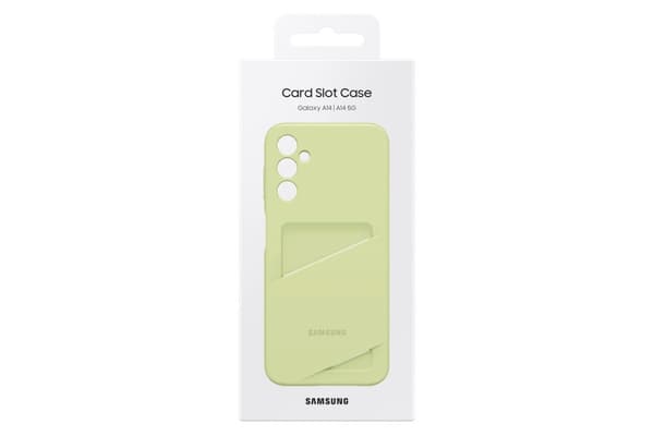 Samsung Etui med kortspor Lime Galaxy A14