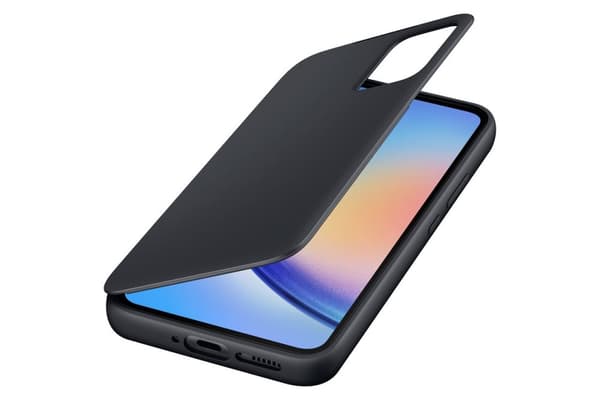 Samsung Galaxy A34 Smart View Wallet Case -lompakkokotelo, musta