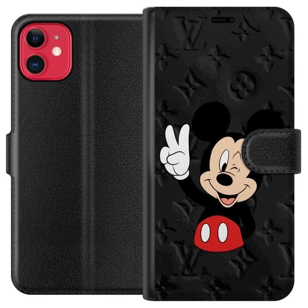 Apple iPhone 11 Lompakkokotelo Mikki Hiiri