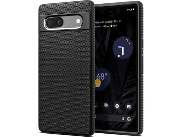 Spigen Liquid Air, Omslag, Google, Pixel 7a, 15,5 cm (6.1"), Svart