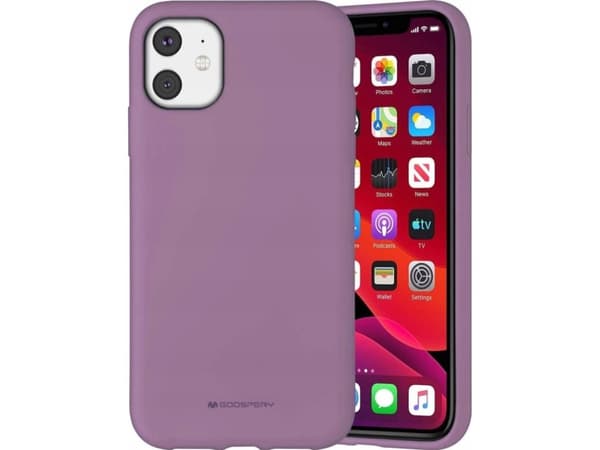 Mercury MERCURY SILICONE CASE IPHONE 11 PURPLE / FIOLETOWY