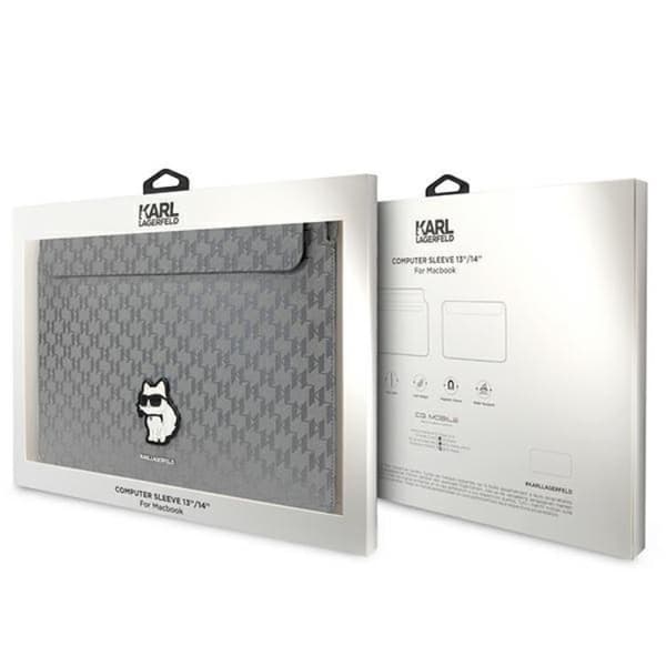 Karl Lagerfeld Datorfodral (14") Saffiano Monogram Ikonik