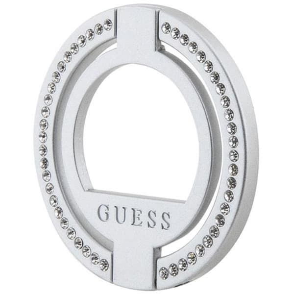 Guess Ringhållare Magsafe Rhinestone - Silver