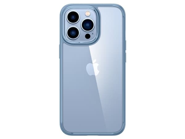 Spigen ACS04132, Omslag, Apple, iPhone 13 Pro, 15,5 cm (6.1"), Blå, Transparent
