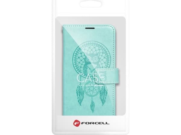 ForCell Forcell MEZZO Bokhylster til SAMSUNG A12 drømmefanger grønn