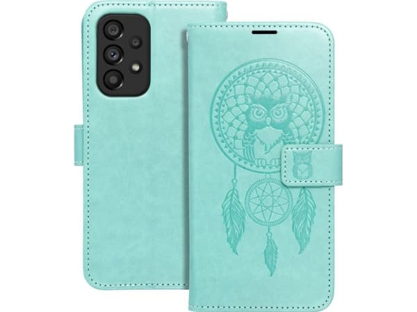 ForCell MEZZO Book holsteri SAMSUNG A12 dreamcatcher vihreä