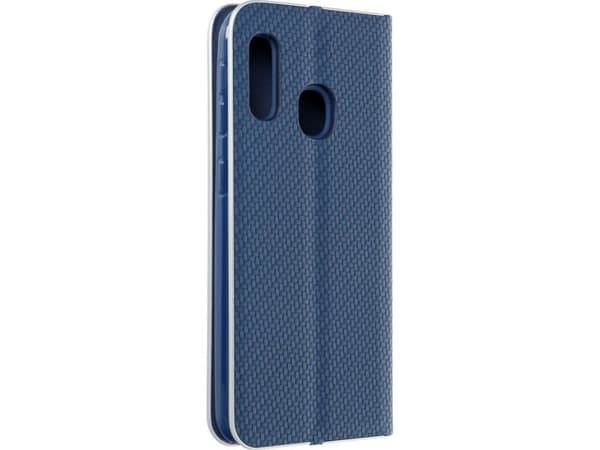 Partner Tele.com Luna Carbon hölster för SAMSUNG Galaxy A20e blå