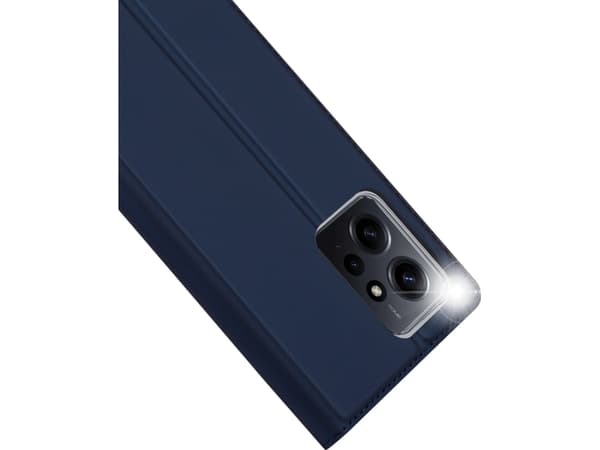 Dux Ducis Dux Ducis Skin Pro Fodral För Xiaomi Redmi Note 12 Omslag Flip Card Plånbok Stativ Blå