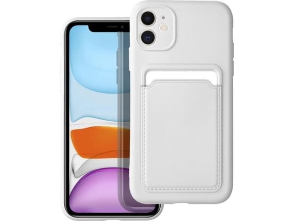 ForCell Futerał Forcell CARD CASE do IPHONE 11 biały