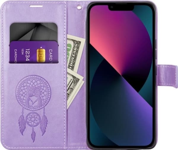 ForCell MEZZO Book holsteri XIAOMI Redmi 9AT / Redmi 9A unelmalintu violetti