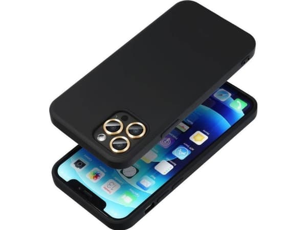 Yhteistyökumppani Tele.com Forcell SILICONE LITE kotelo IPHONE X:lle musta